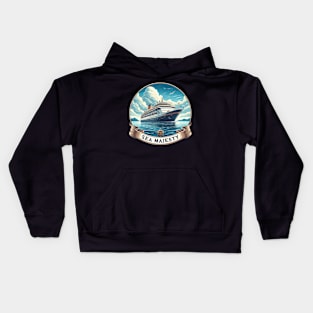 Cruise Ship, Sea Majesty Kids Hoodie